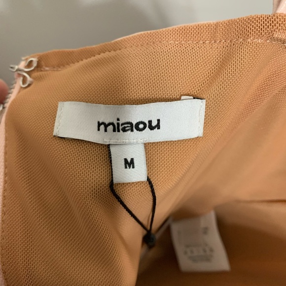 NWT Miaou Aphex Halter Top Corset with Boning - Pink Rose - Picture 5 of 9